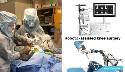 Robotic-assisted knee surgery