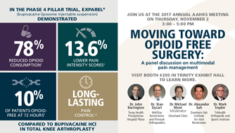 Dr. Sah on panel for Opioid Free Surgery symposium