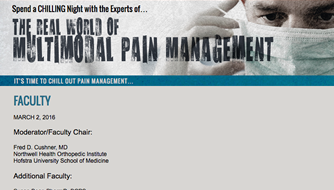 Symposium Faculty for Multimodal Pain Management, AAOS